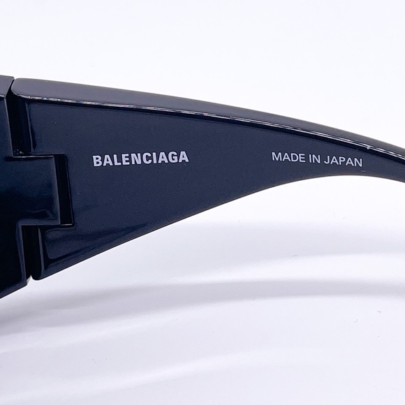 NEW BALENCIAGA BB0154S 001 UNISEX SUNGLASSES BALENCIAGA GOOGLES EYEWEAR - Picture 13 of 14
